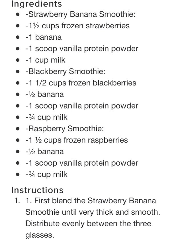 Ombré Berry Layer Smoothie 