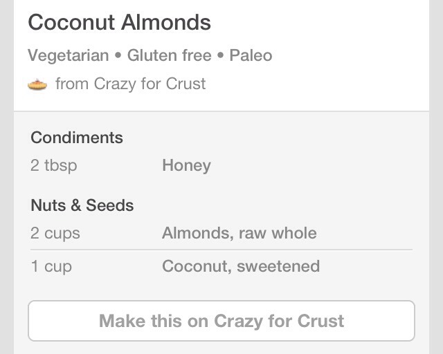 Delicious!!!! Coconut Almonds!!!! Yummy!!!!(: