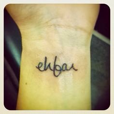 “EHFAR”
It actually stands for “Everything happens for a reason”.