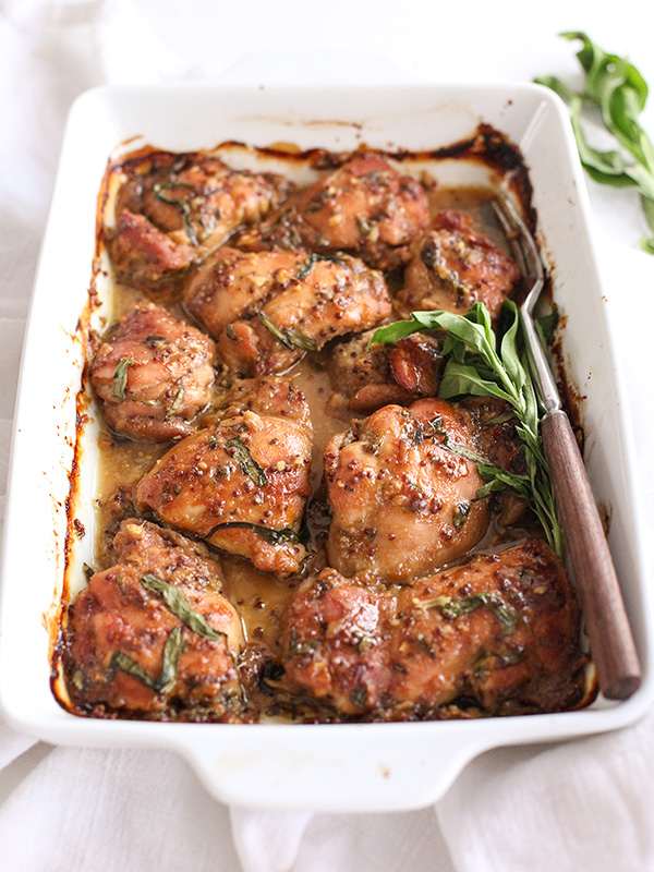Baked Honey Mustard chicken