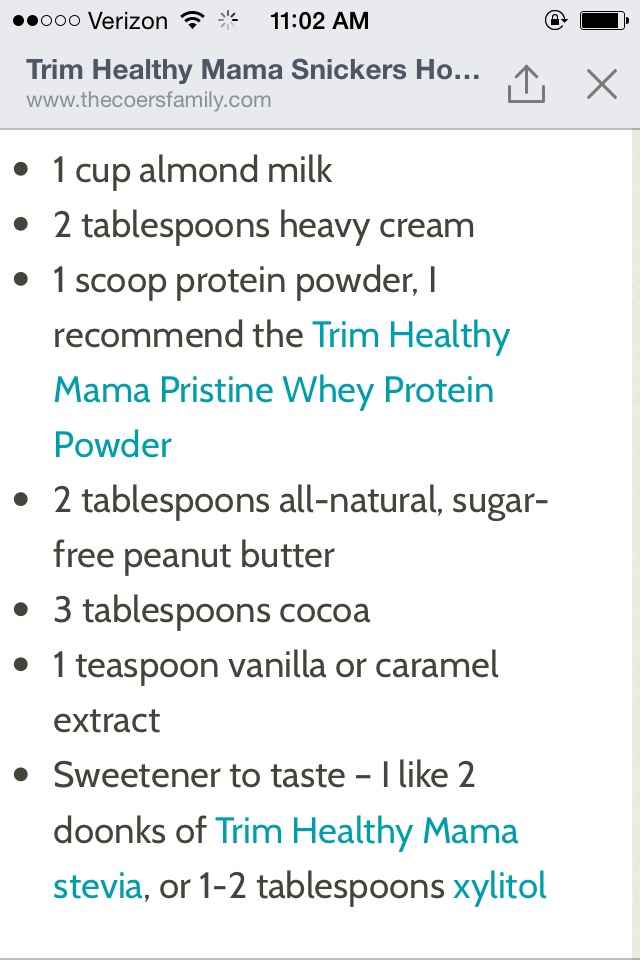 Healthy Snickers Hot Chocolate! Sooo Good!