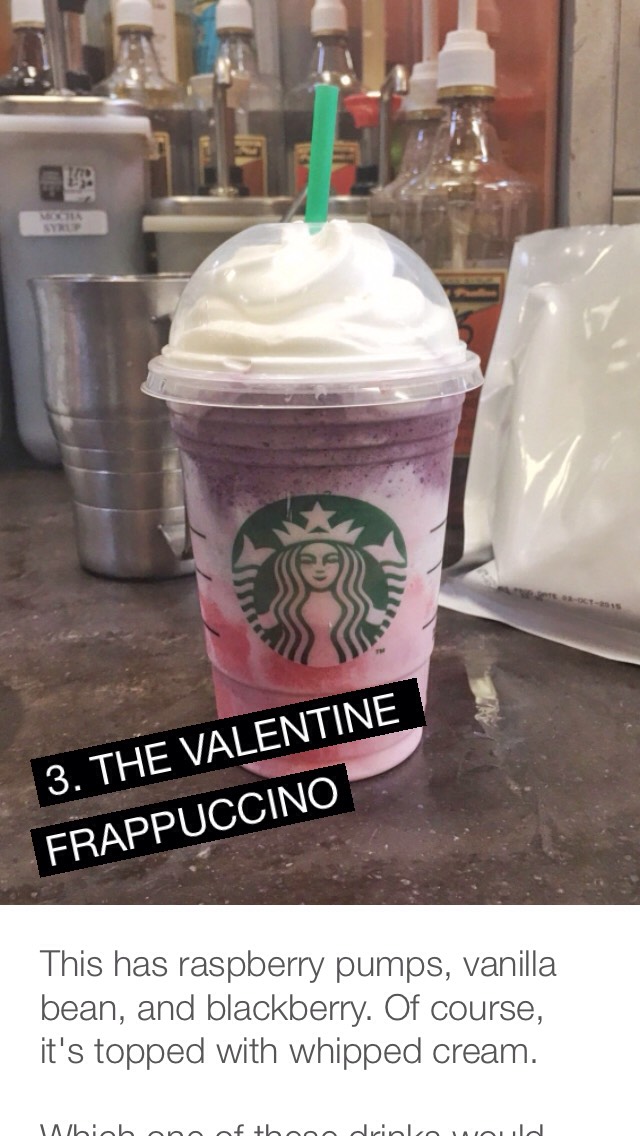 ❤️💕The Secret Valentine Menu At Starbucks❤️💕