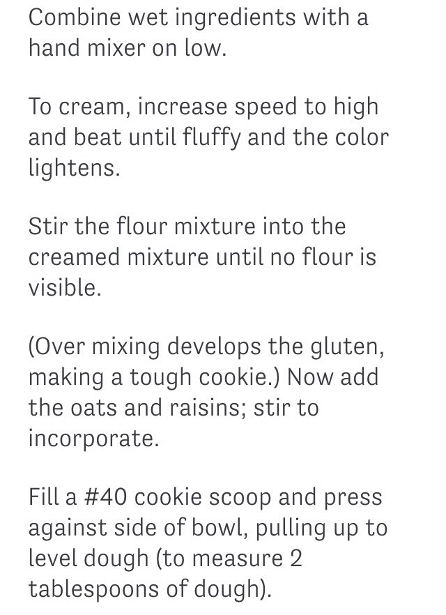 Perfect Oatmeal Raisin Cookies