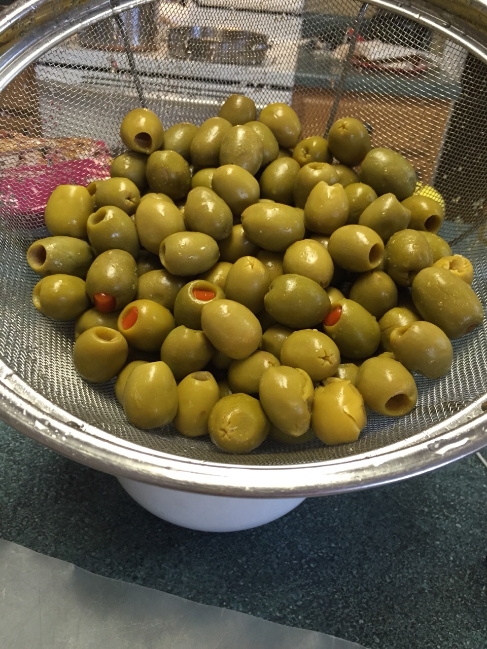 Dry olives