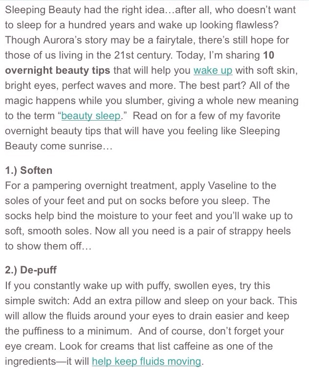 🎀✨ 10 Overnight Beauty Secrets!!✨🎀