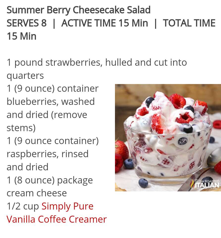 🍓 Summer Berry Cheesecake Salad 🍓