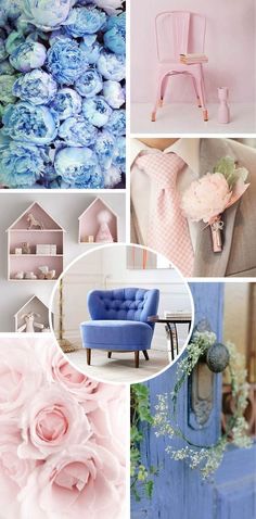 Rose Quartz + Serenity Wedding Inspiration #PantoneContest