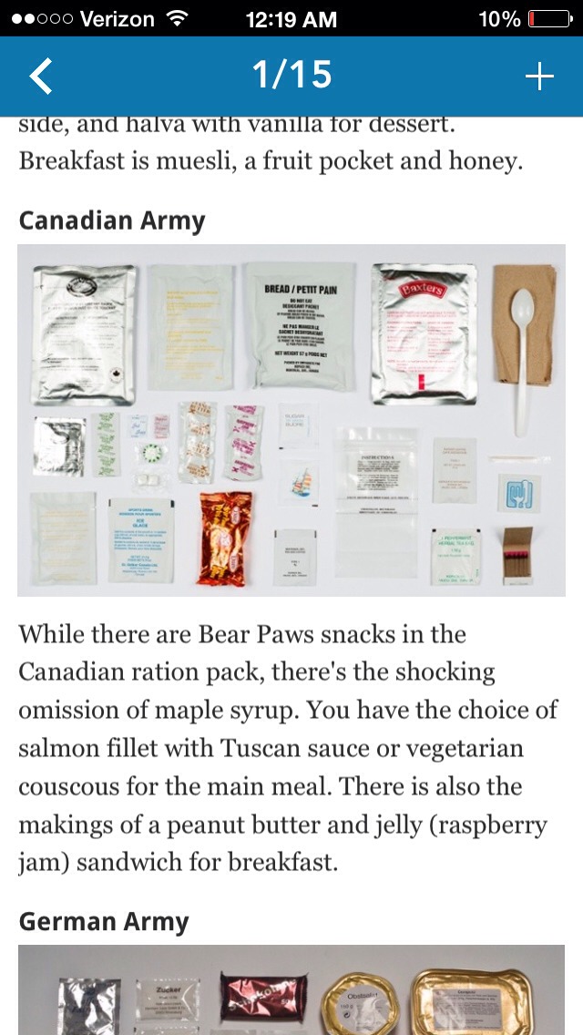 International Army Food Rations From Around The World 🌍🌎🌏