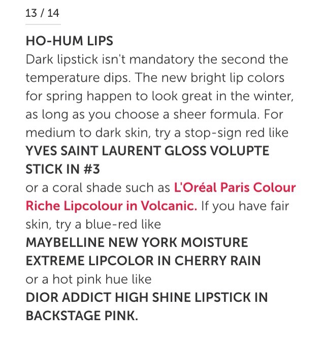 Winter Beauty Tips!!
