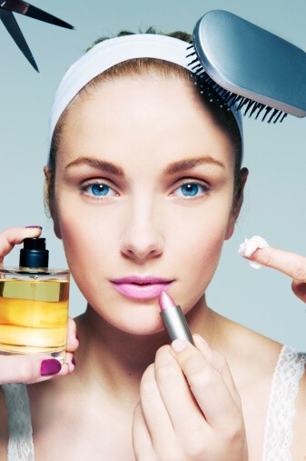 2. What's the order for applying different products?
You would typically start by cleansing; then using toner; applying an essence; a serum; then an oil; followed by an SPF, cream, or lotion. If you're just wearing powder and skipping foundation, always put the powder on last. (You don't have to use all of these products.) For makeup, reach for your foundation first, then concealer, then powder, then blush.