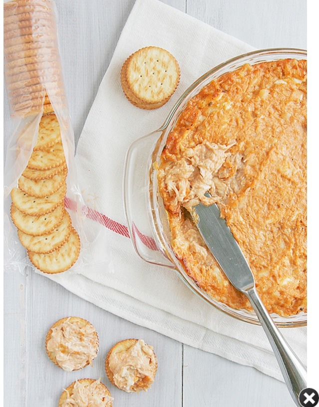 BBQ Chicken Cream Cheese Dip.