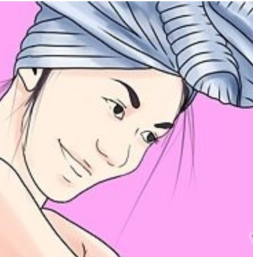 Dry your hair gently!