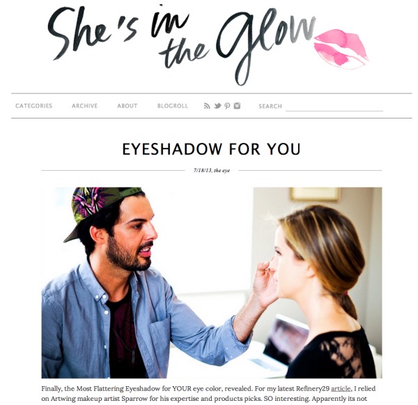She's in the Glow brings original, useful content to the world of beauty. More of a Millennial how-to guide than a list of tutorials for fresh-faced beauty, She's in the Glow gives readers an up-close-and-personal look at the latest beauty trends and how to wear them.