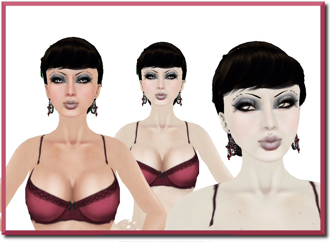 You will make a "Y" in between the breast. And blend out. Blend blend blend. I always suggest using a MATTE shadow for a more natural look. You can blend out with a bronzer. If you don't have a matte, dust a little powder over the shadowing:) CLICK ON IMAGE TO SEE FULL PICTURE!