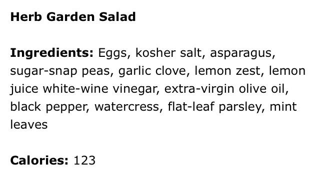 Herb Garden Salad
