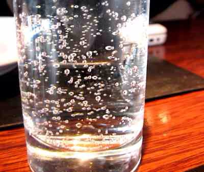 9. Carbonated water – Use it as a rinse for frizzy hair. The lower pH of the water reduces the frizz. You can purchase carbonated water or make your own with a soda siphon.10