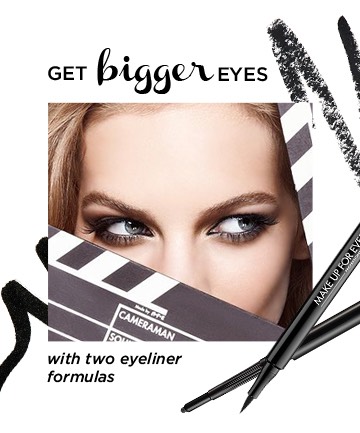 Sometimes knowing how to make your eyes look bigger requires layering on products.After applying a shadow base you should use the pencil liner and blend the ends. Take a brown, grey or taupe pencil and smudge some pencil in the outer corners of the eye and into the eye hollow and blend with a brush.