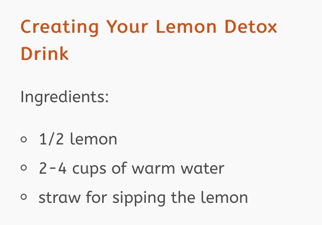 21 DAY MORNING DETOX ROUTINE!