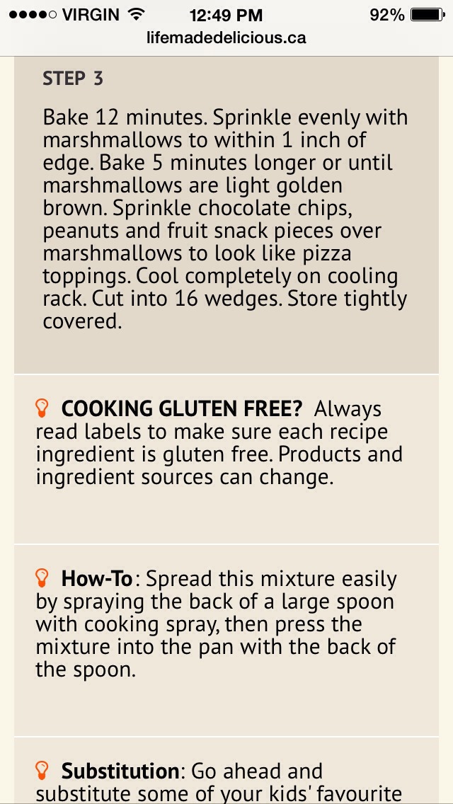chex Cookie Pizza Recipe GLUTEN FREE 