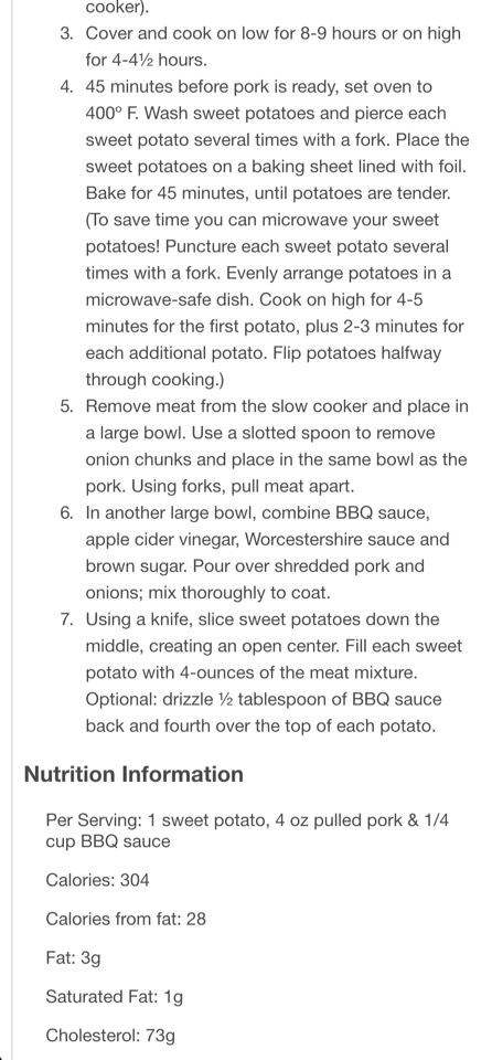 Pulled Pork Stuffed Sweet Potatoes
