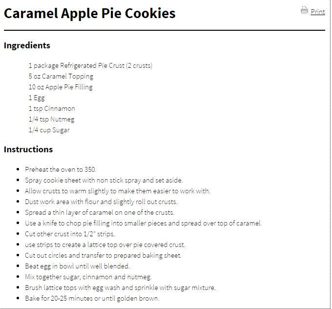 Caramel Apple Pie Cookies - Holy Cow These Are Good!!!