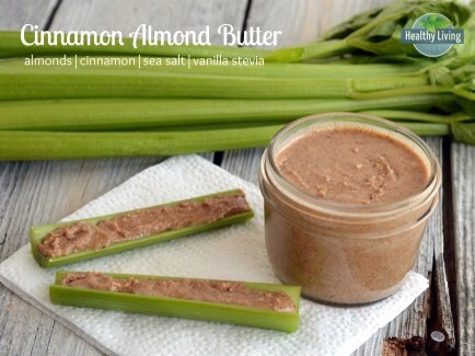 Celery with Cinnamon Almond Butter

Spread one tablespoon of almond butter on celery for a feel-good snack!