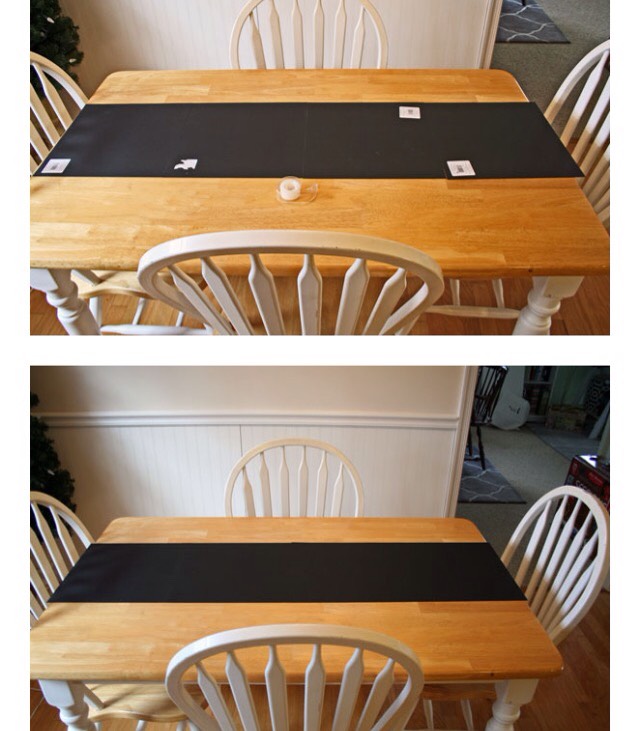 DIY valentines table decoration 
