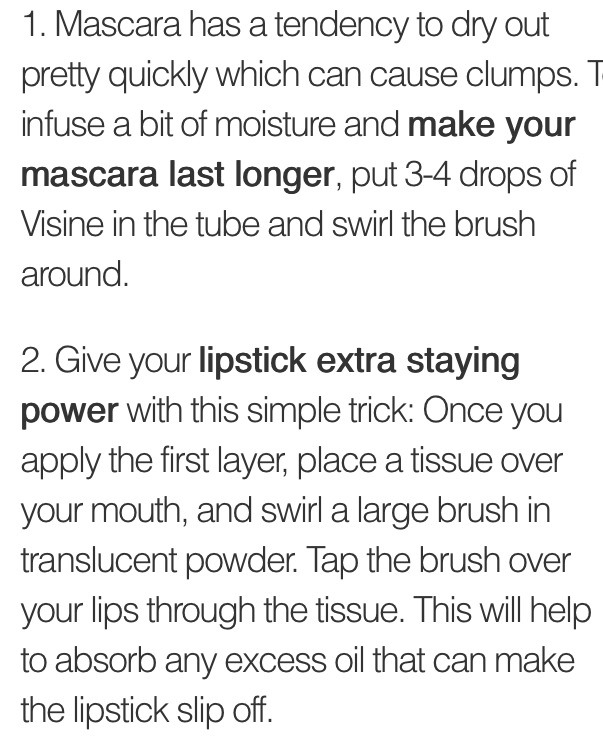 ✨🎀10 Weird Makeup Tips That Really Work✨🎀