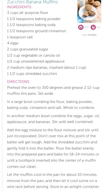 Zucchini Banana Bread Muffins