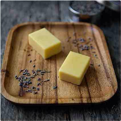 41. Lavender Lotion Bars

Whenever you’re feeling stressed out and want the effect of aromatherapy while at the same time improving the condition of your skin, reach for these. They use the time-tested scent of lavender to make you calm down, and shea butter to make your skin feel great.