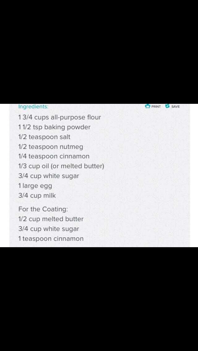 Here Is A Recipie For Cinnamon And Sugar Doughnut Muffins😍😍