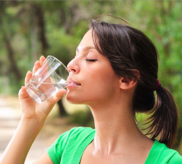 Water will keep the skin moist and supple, while also clearing out toxins. Keep your skin hydrated and healthy by drinking at least 8 glasses of water, if not more daily!