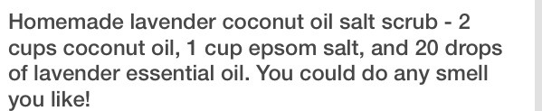 Homemade Lavender Coconut Oil Scrub 👌