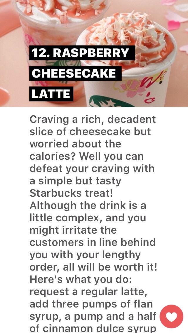 29 BEST STARBUCKS DRINKS 