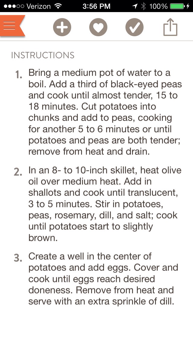 Black-Eyed Pea Potato Skillet!!