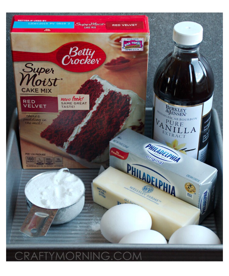 Easy Red Velvet Cream Cheese Brownies!