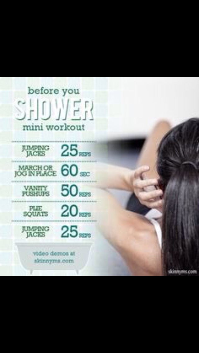 Follow these workouts to minimize how many calories you burn in a cold shower.🛀🏾