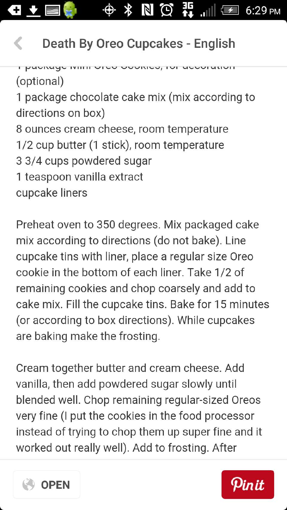Death by Oreo cupcakes 