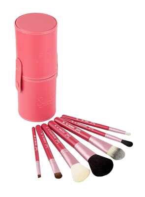 Obviously you're going to need something to put all this makeup on with. Most brands carry a travel size brush kit. 