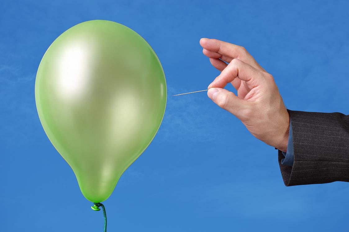 remove the pan from the fridge!! and carefully pop the balloons!! remove the popped balloon carefully from the chocate bowl