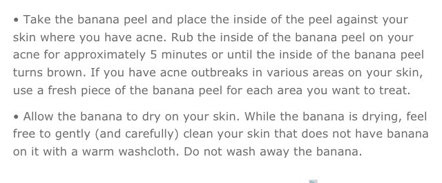 How To Treat Acne In 4 Days With The Help Of Banana Peels 