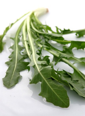 1 big handful of fresh dandelion greens
If you can get them, dandelion greens has vitamin A and support kidney function, helping to eliminate waste. Warning: If you can't get dandelion greens at the store, don't go outside, especially in a city, and pick dandelion leaves. Use spinach or kale instead