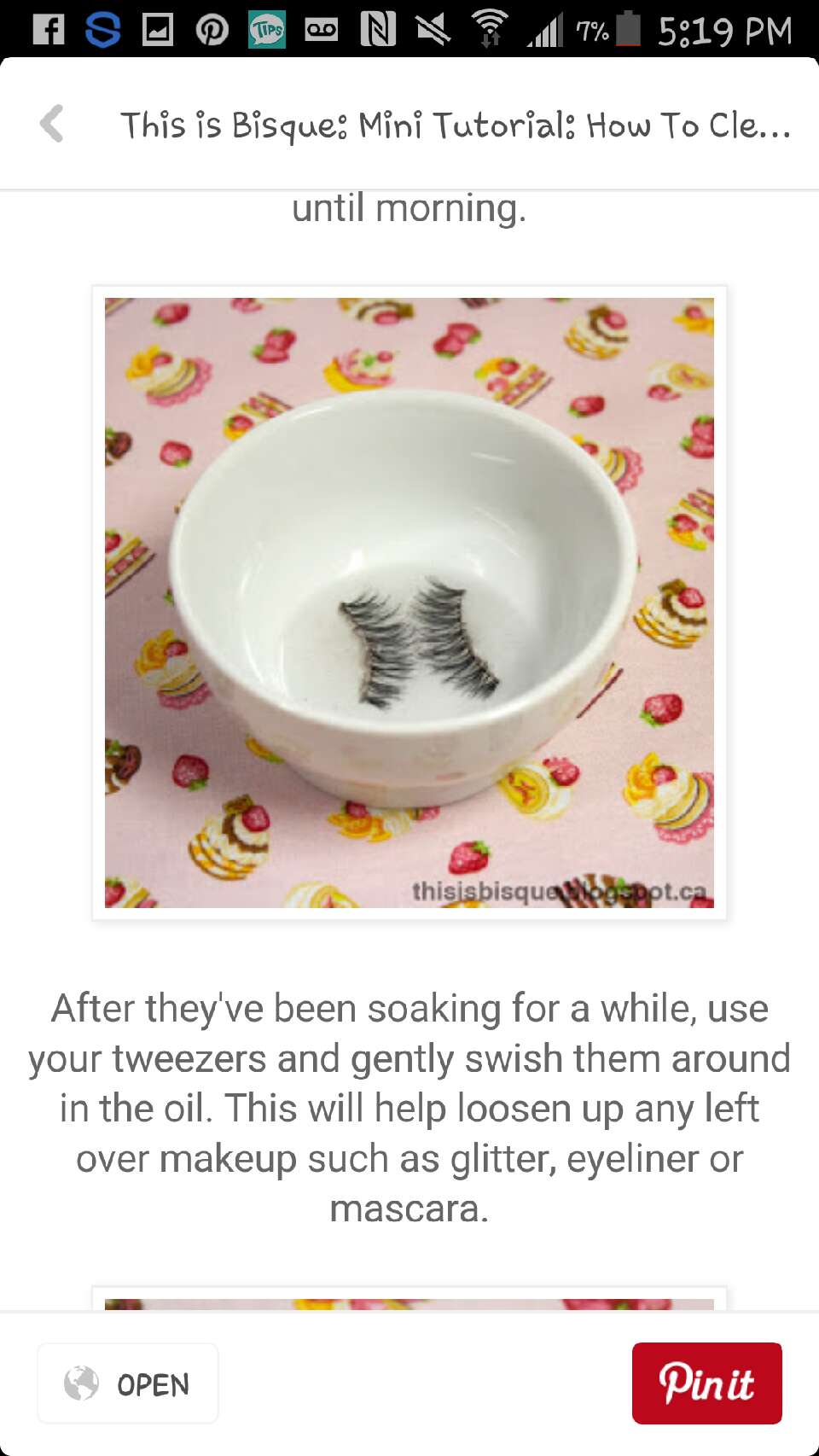 how to clean ur false lashes 