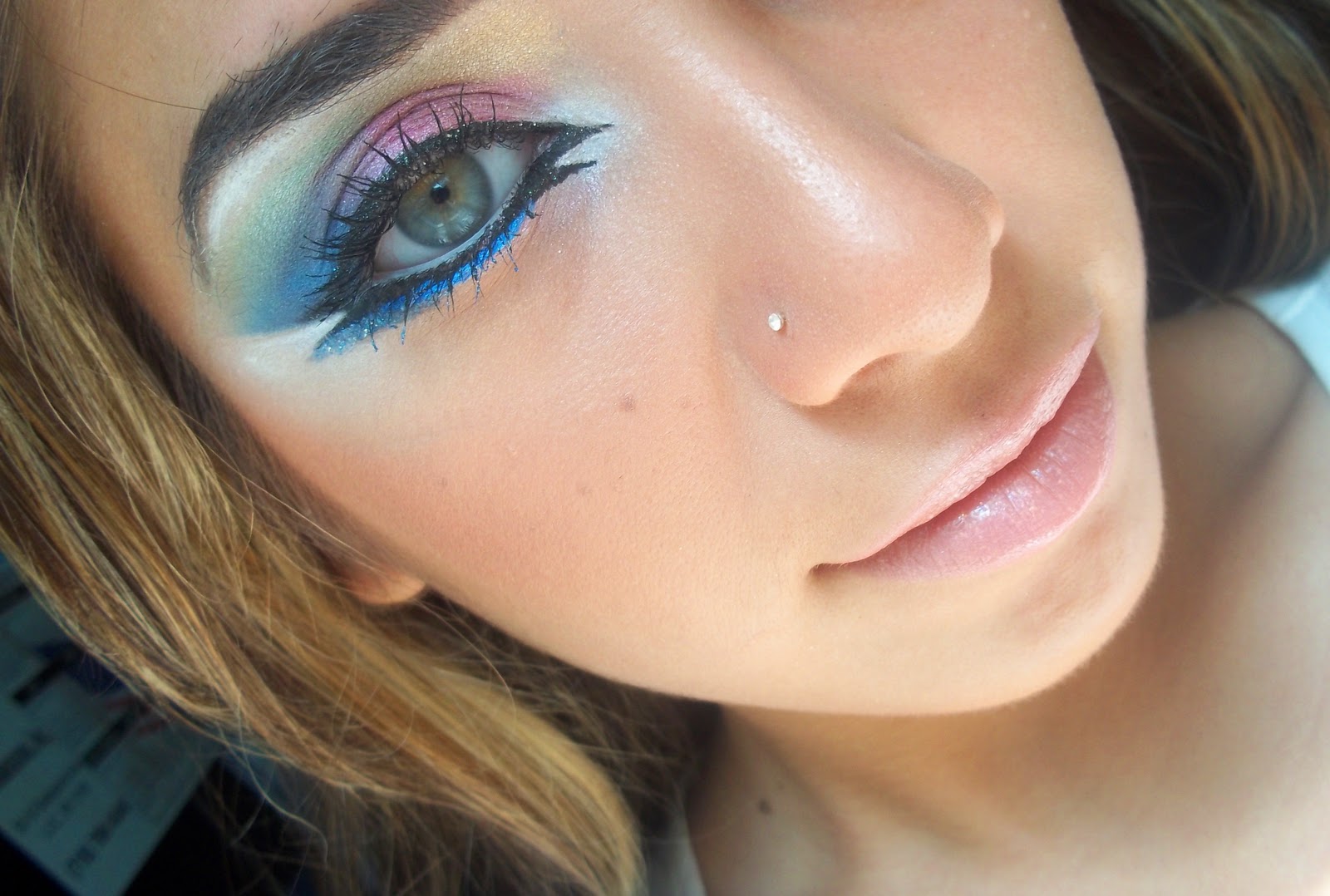 Sexy Dark Blue Makeup Tutorial 