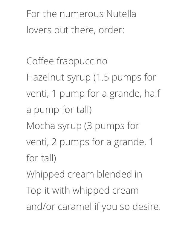 15 Secret Starbucks Menu Recipes 👍☕️