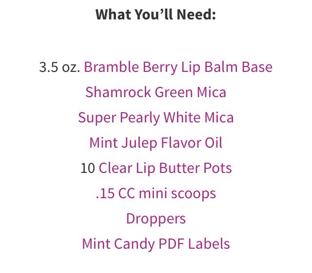 MINT CANDY LIP BALM ~ DIY 💋