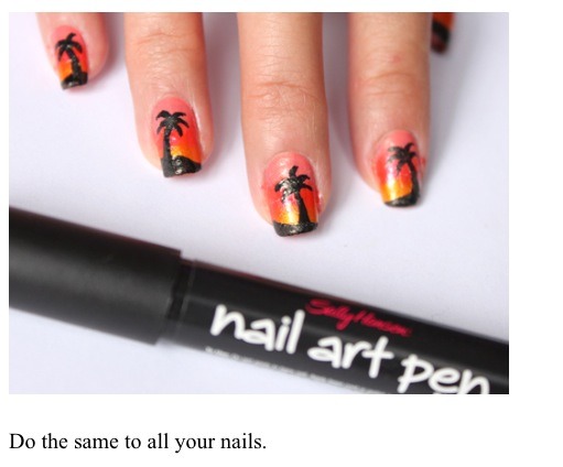 π₯β¨ Nail Polish Tutorial! Perfect For The Beach!! β¨π₯