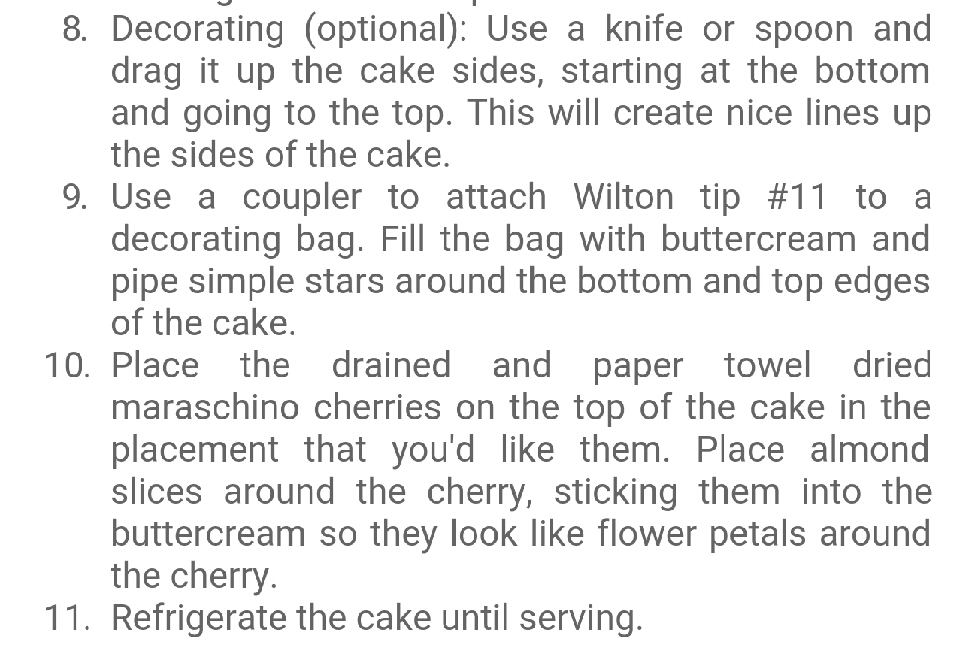 CHERRY ALMOND CAKE! 