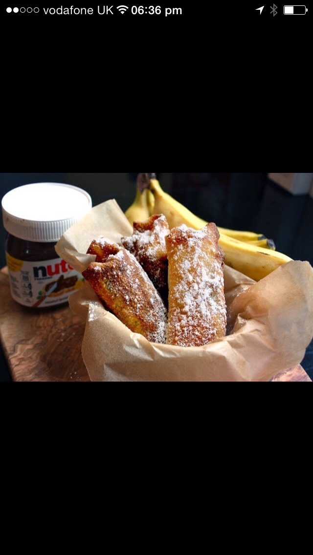 Nutella And Banana Crape ☺️