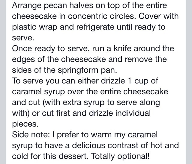Pecan Pie Caramel Cheesecake 